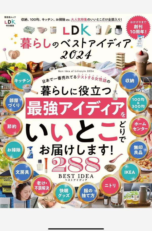 LDK杂志《LDK暮らしのベストアイディア 2024 (晋遊舎ムック)》高清全本下载